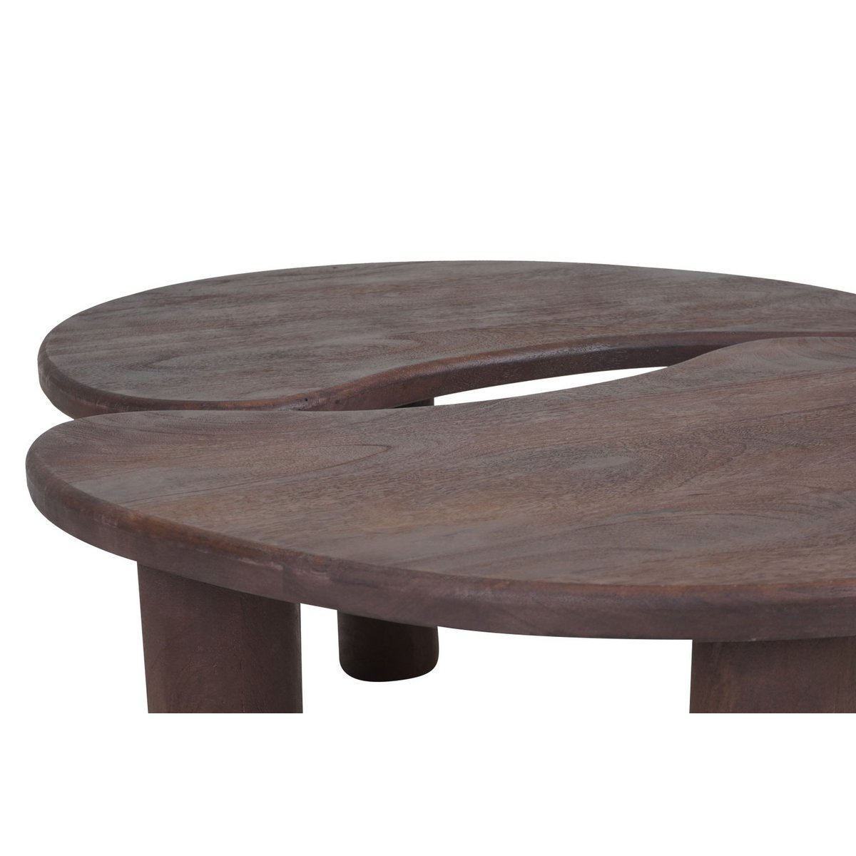Salontafel Lina – Espresso Mangohout – Set van 2