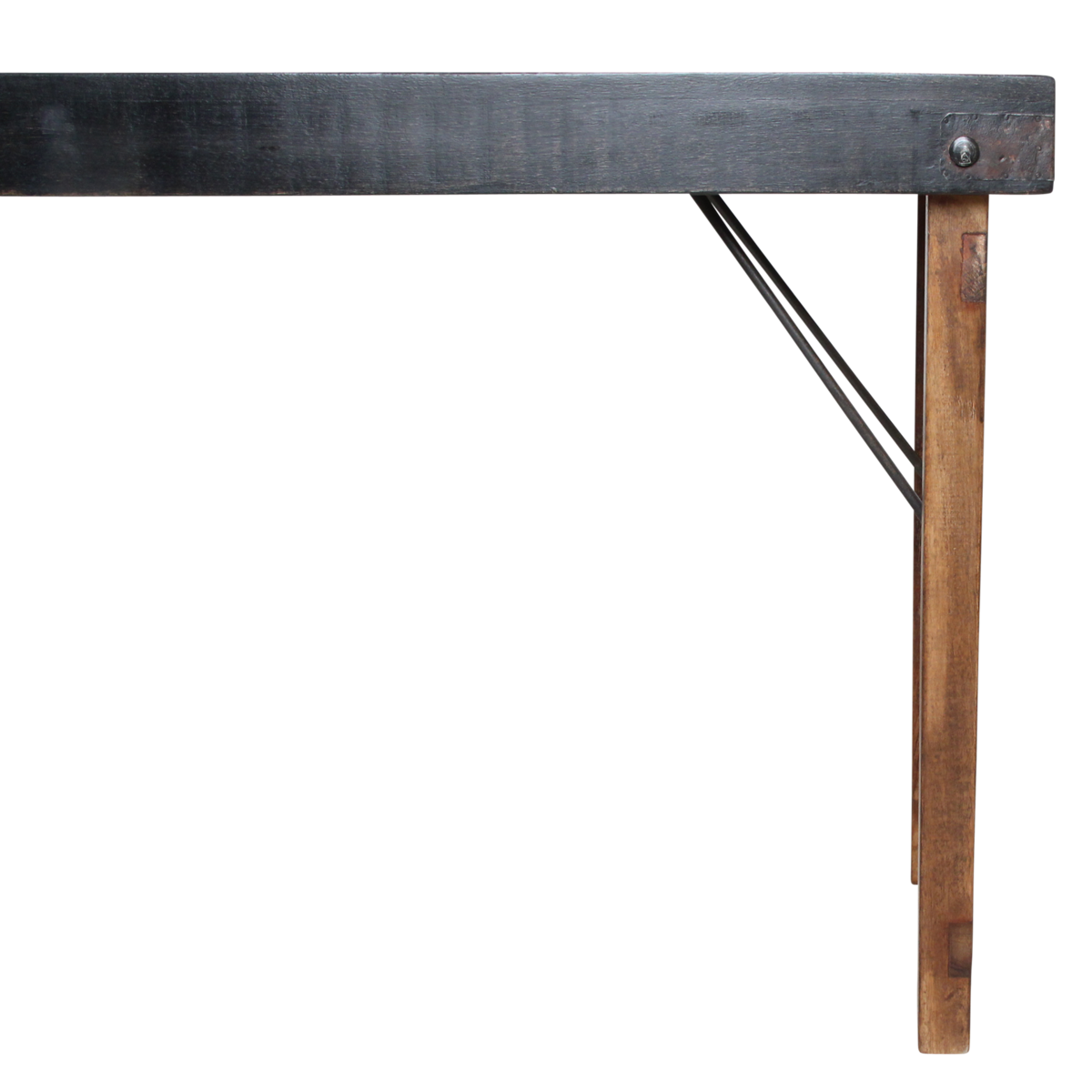 Console tafel zwart opklapbaar