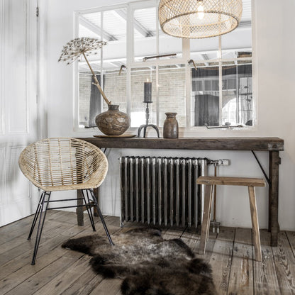 Console tafel opklapbaar bruin