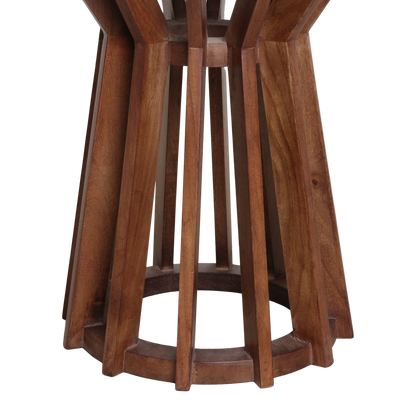 Sabah bijzettafel marmer zwart - 40x40x50 cm