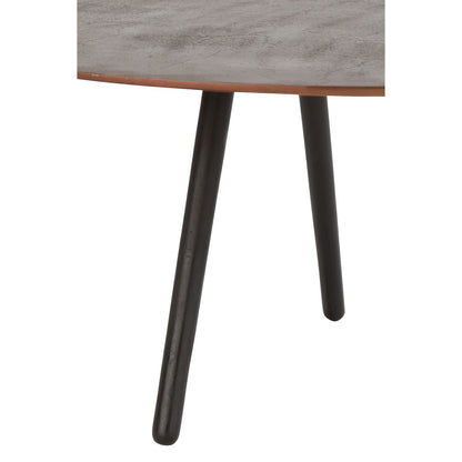 J-Line Salontafel Druppel Aluminium/Ijzer Bruin Large - 119 x 71.5 x 36.5 cm