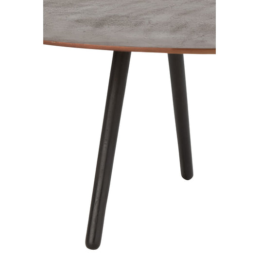 J-Line Salontafel Druppel Aluminium/Ijzer Bruin Large - 119 x 71.5 x 36.5 cm