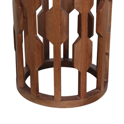 Lampung bijzettafel marmer zwart - 40x40x50 cm