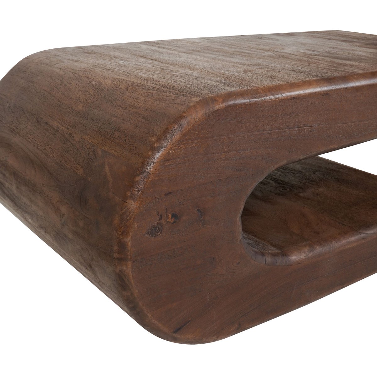 Salontafel Maan – Espresso Mangohout – 110 x 60 cm