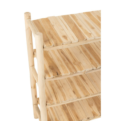 J-Line Rek Ranch Teak Hout Naturel