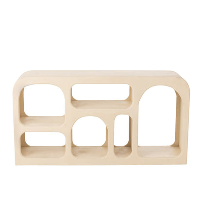 J-Line Console Cave MangoHout wit