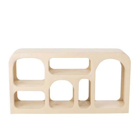 J-Line Console Cave MangoHout wit