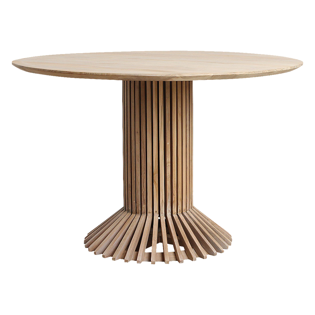 Eiffel teakhouten ronde tafel