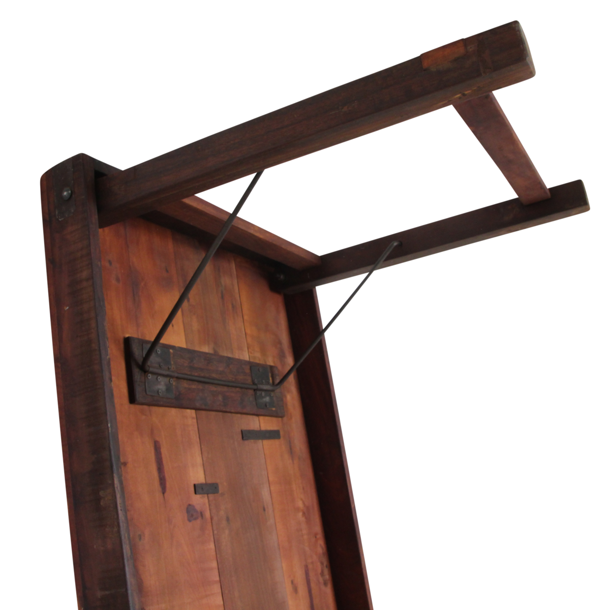 Eettafel bruin opklapbaar XL