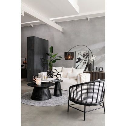 J-Line Tafel Vincent Mangohout Zwart Medium