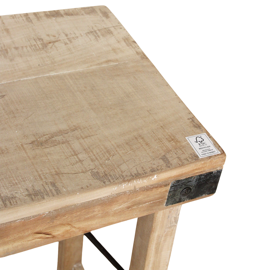 Limewash consoletafel/wandtafel inklapbaar