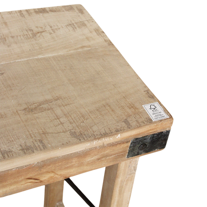 Limewash consoletafel/wandtafel inklapbaar