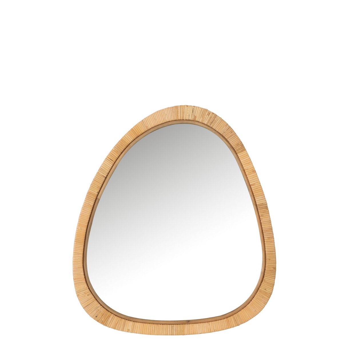 J-Line spiegel Paille - jute/glas - naturel - large - 60 x 66 cm