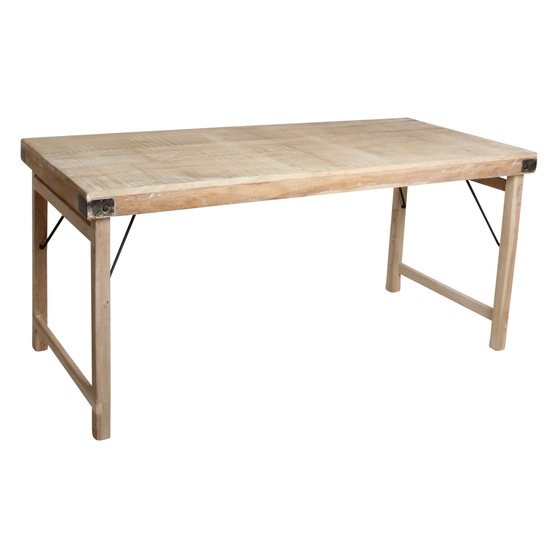 Limewash eettafel inklapbaar