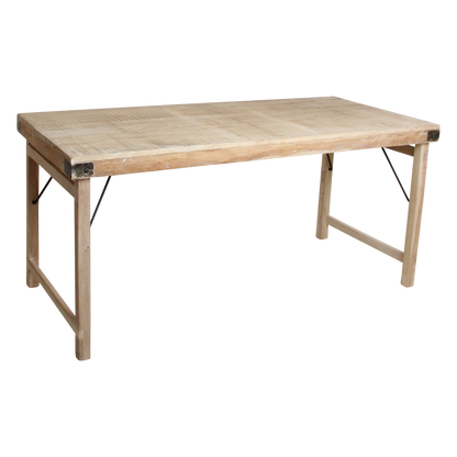 Limewash eettafel inklapbaar