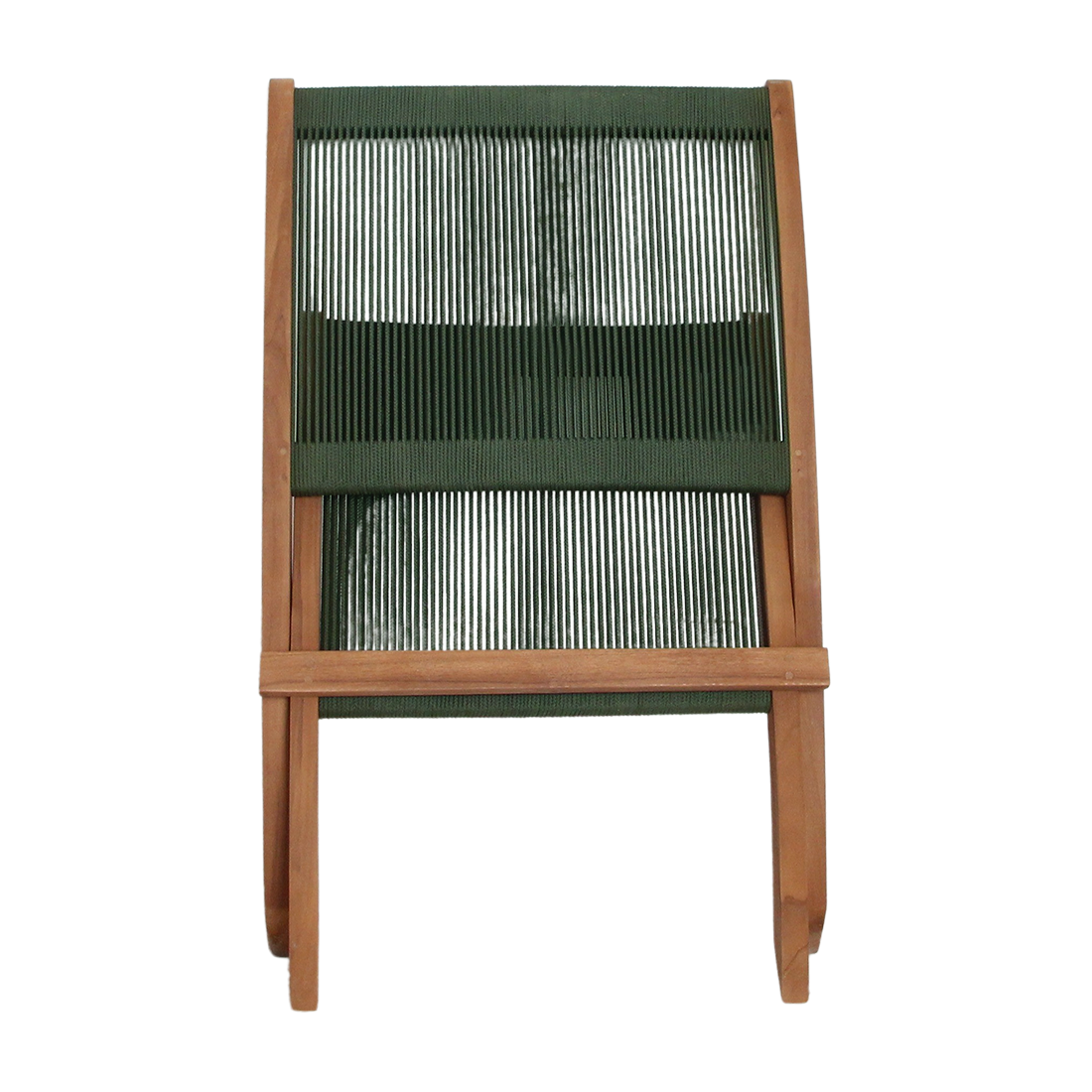Rope opvouwbare loungestoel groen