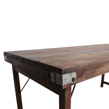 Eettafel bruin opklapbaar