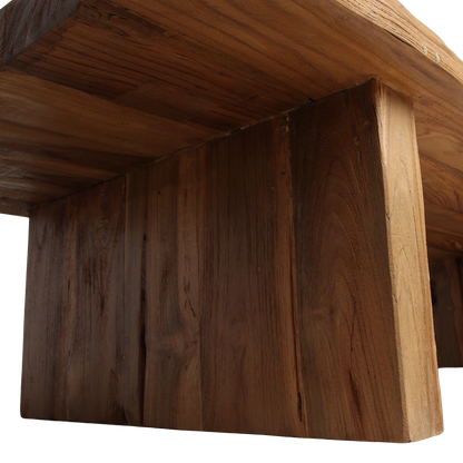 Teakhouten salontafel