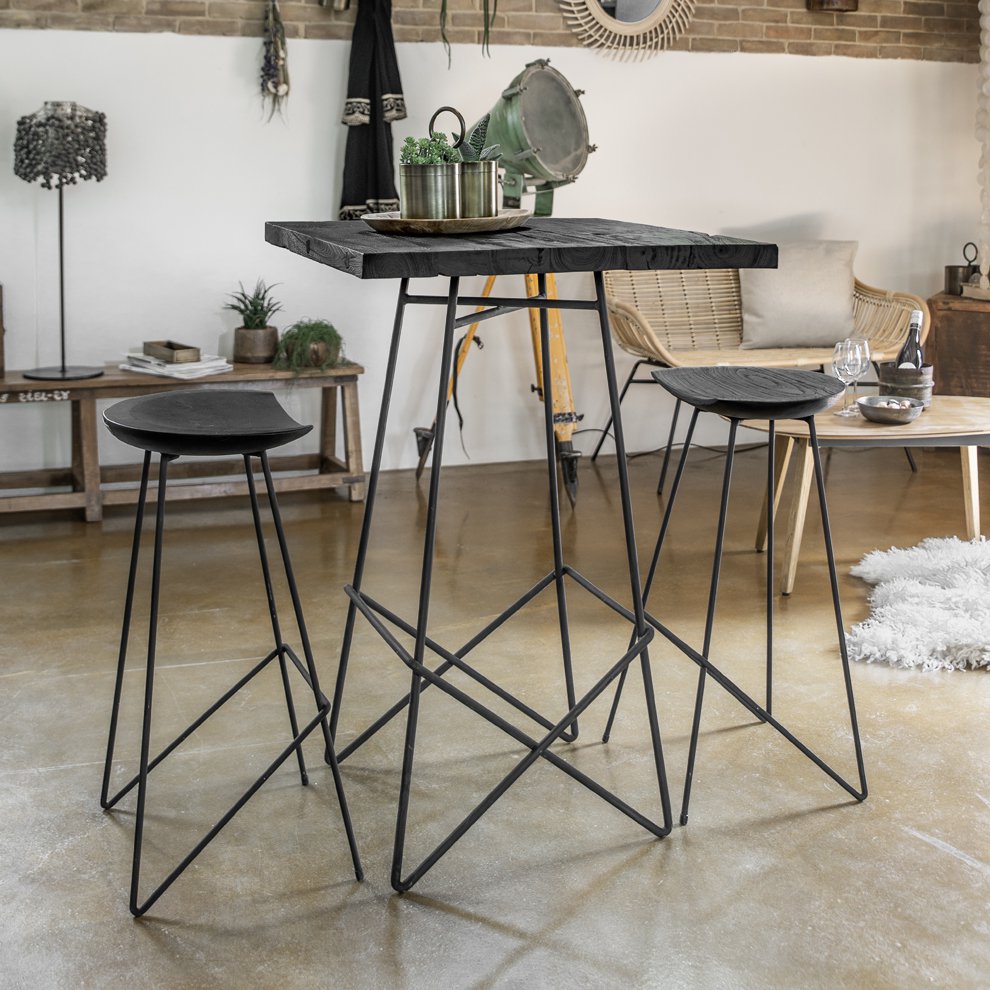 Loft barkruk zwart