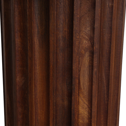 Bullnose bijzettafel bruin 50 cm