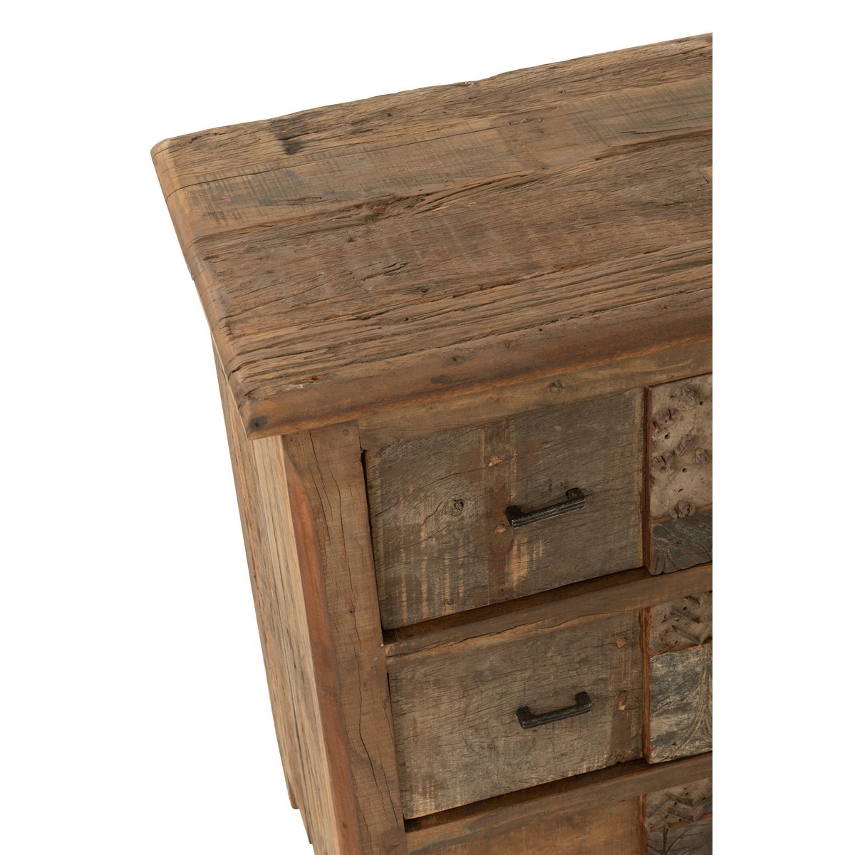 J-Line Kast Verouderd Hout Bruin