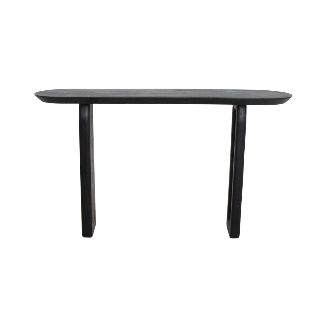 Bullnose consoletafel zwart