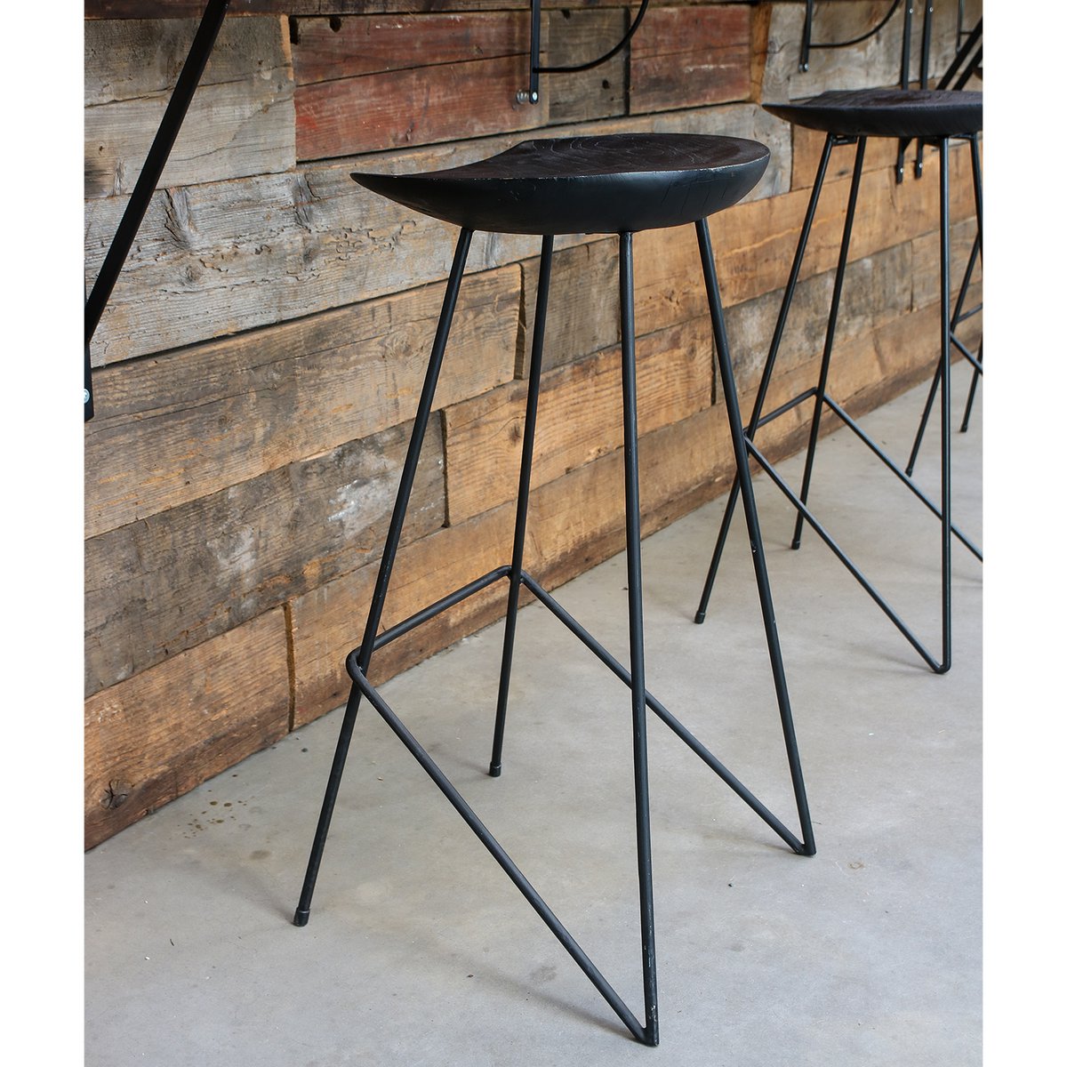 Loft barkruk zwart