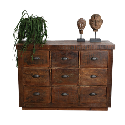 Factory 9-drawer sideboard