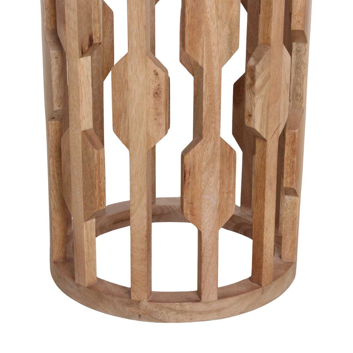 Atjeh bijzettafel marmer wit - 40x40x50 cm