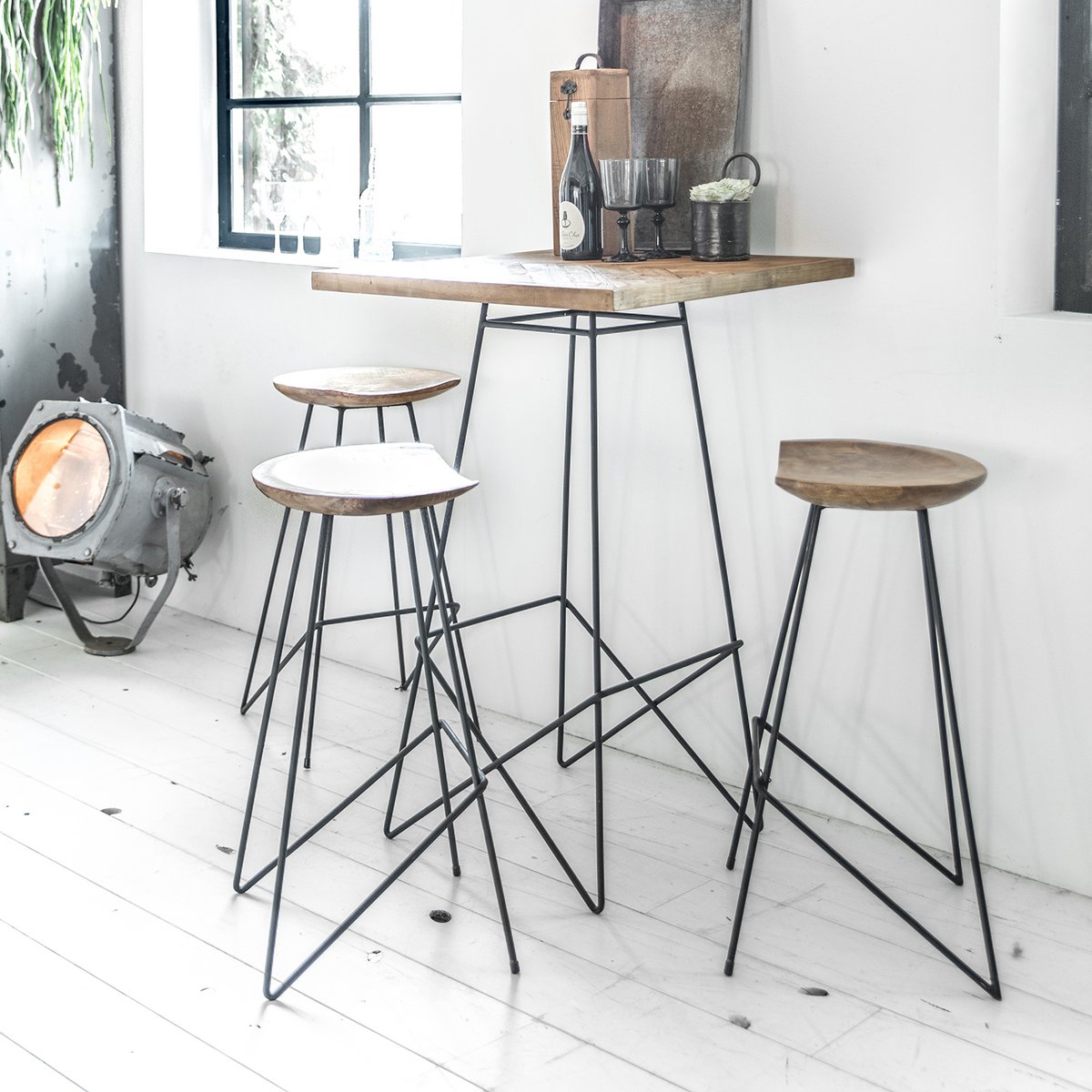 Loft barkruk naturel