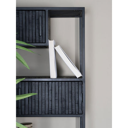 Kast Loek 210 x 80 cm – Zwart Mangohout