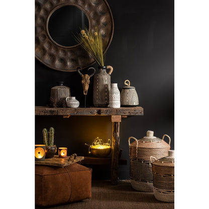 J-Line Console Brut Gerecycleerd Hout Bruin