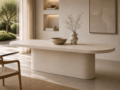 Brute Dining Table Oval (One-Piece leg)
