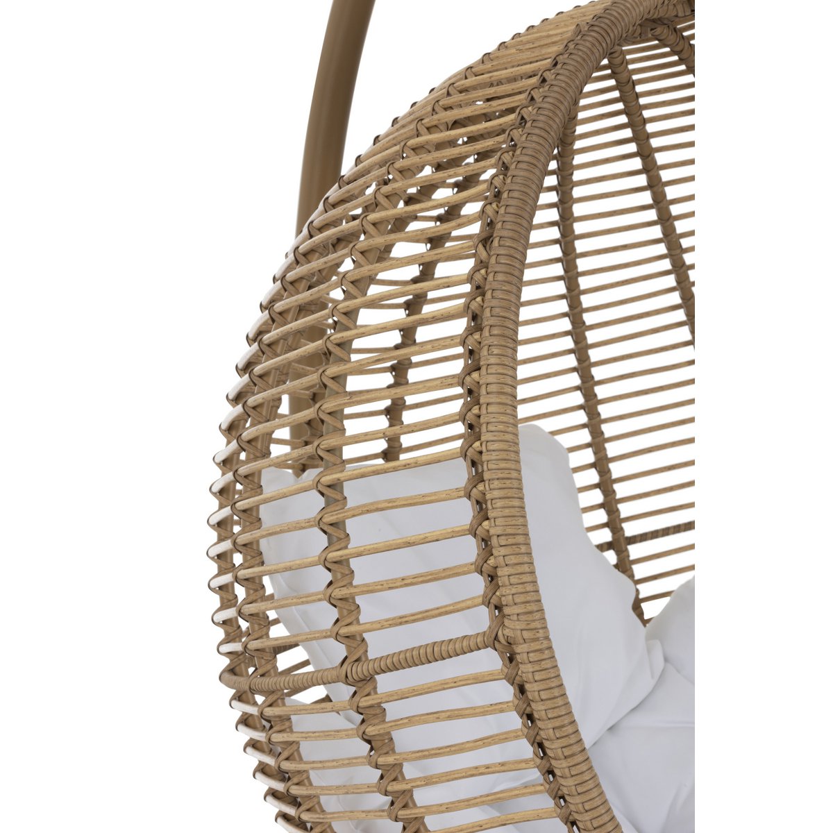 J-Line hangstoel Rond - staal - naturel