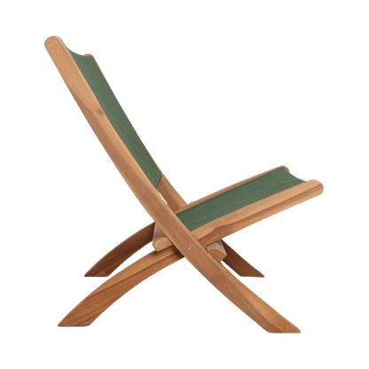 Rope opvouwbare loungestoel groen
