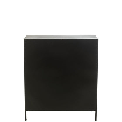 J-Line Kast 16 Schuiven Hout/Metaal Bruin