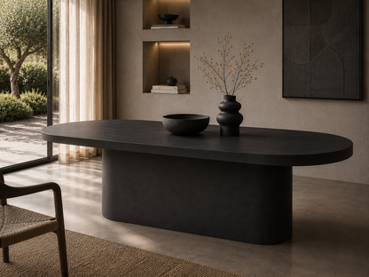 Brute Dining Table Oval (One-Piece leg)