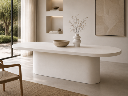 Brute Dining Table Oval (One-Piece leg)