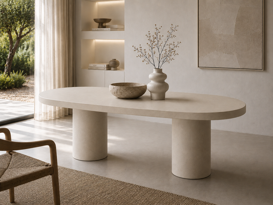 Brute Dining Table Oval (Two-Piece leg)