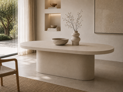 Brute Dining Table Oval (One-Piece leg)