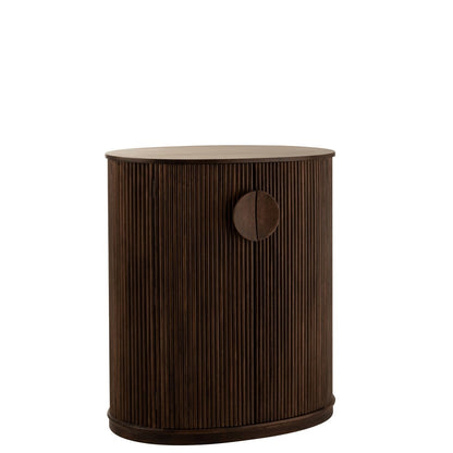 J-Line Kast Reyi Mango Hout Donker Bruin
