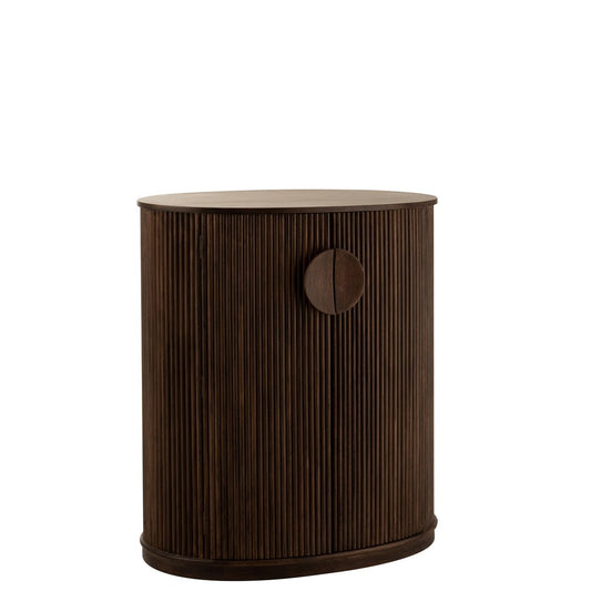 J-Line Kast Reyi Mango Hout Donker Bruin
