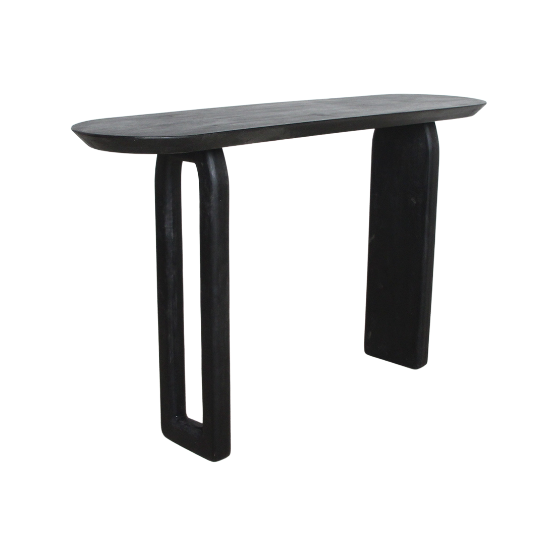 Bullnose consoletafel zwart