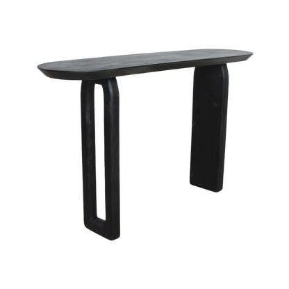 Bullnose consoletafel zwart