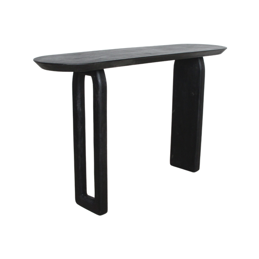 Bullnose consoletafel zwart