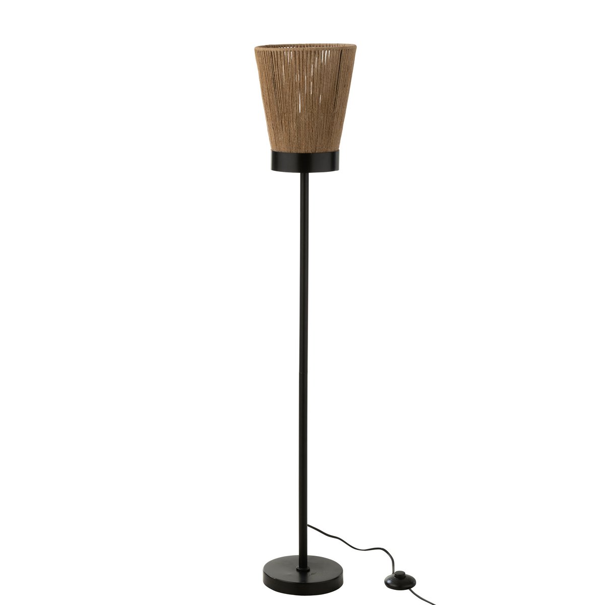 J-Line staanlamp Luna - jute - beige - large