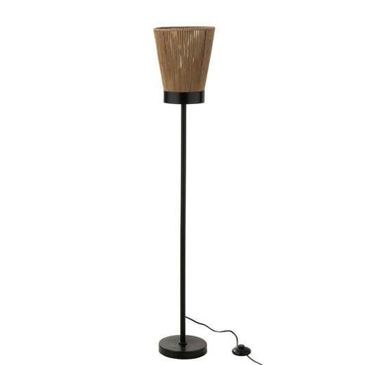 J-Line staanlamp Luna - jute - beige - large