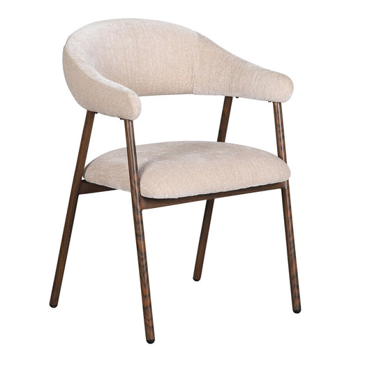 Scandi -stoel Tan (set van 2)