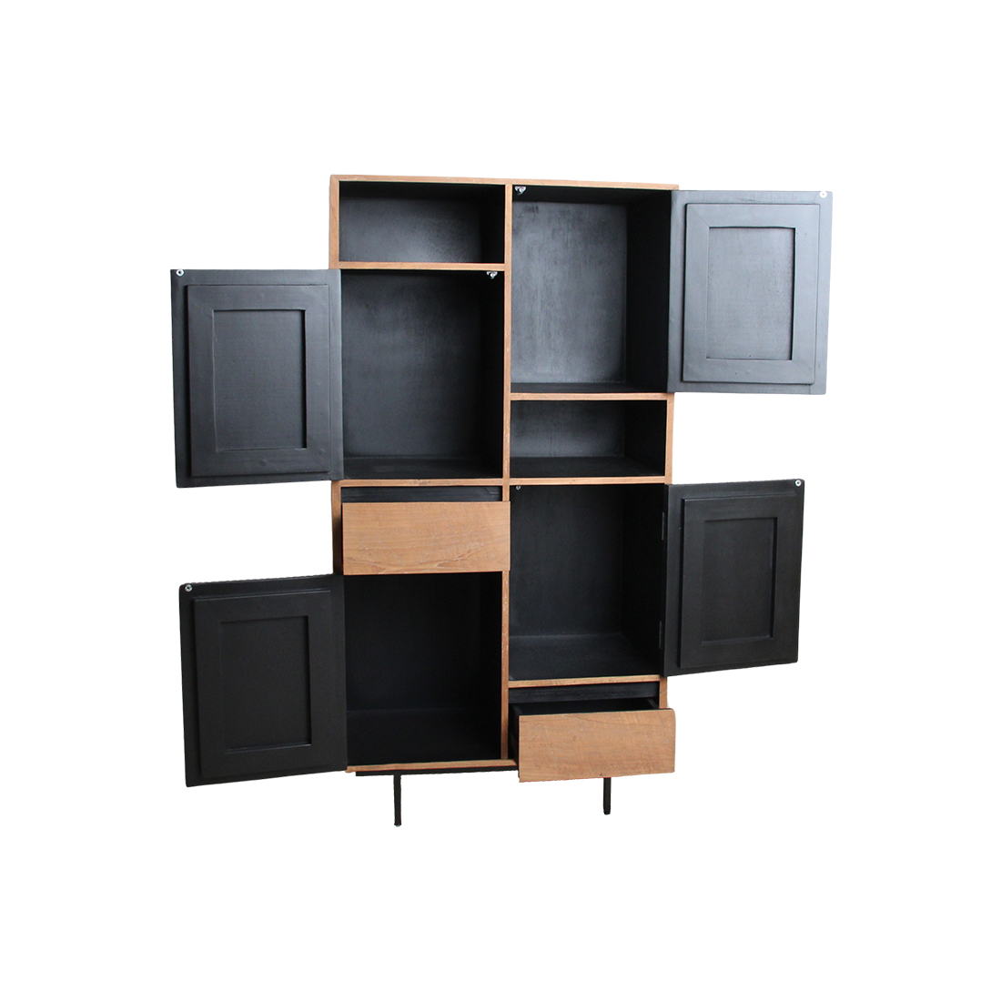 Rhythm teakhouten kast