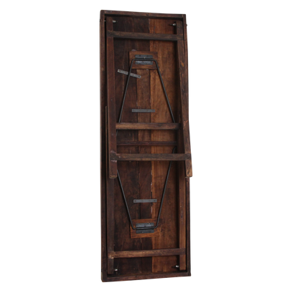 Markt bartafel bruin opklapbaar